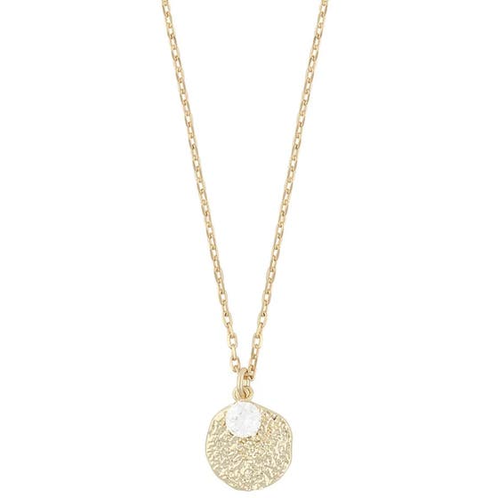 London pendant neck 45 gold/white
