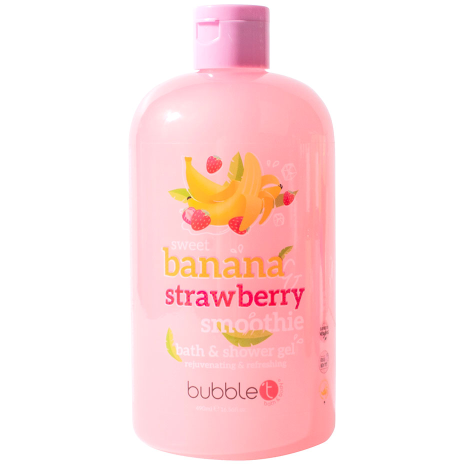 Bilde av Bubblet Banana & Strawberry Smoothie Bath & Shower Gel 500 Ml