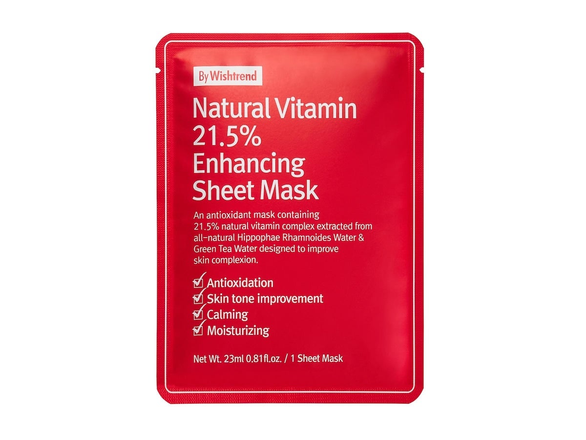 Bilde av By Wishtrend Natural Vitamin 21,5 % Enhancing Sheet Mask 1 Stk/21 G - 21 G