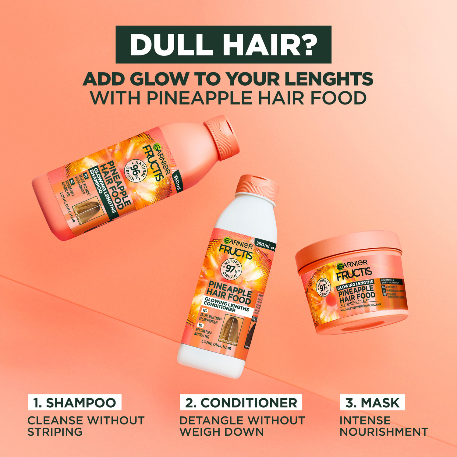 Fructis Hair Food Pineapple Shampoo