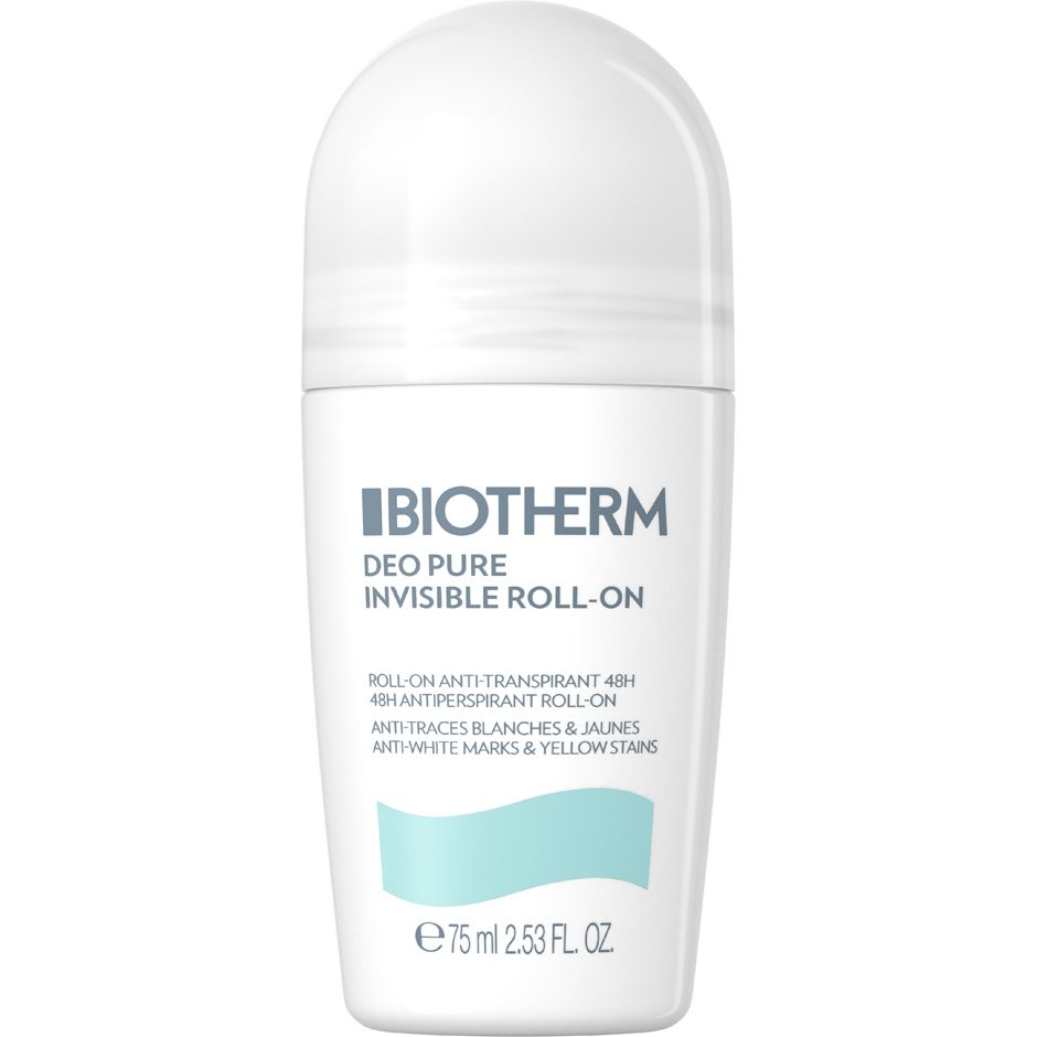 Bilde av Biotherm Deo Pure Invisible Roll-on Pure Invisible 48h Roll-on Deodorant - 75 Ml