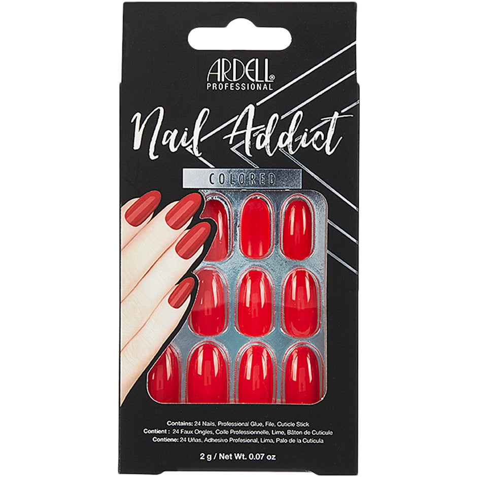 Bilde av Ardell Nail Addict Colored Cherry Red