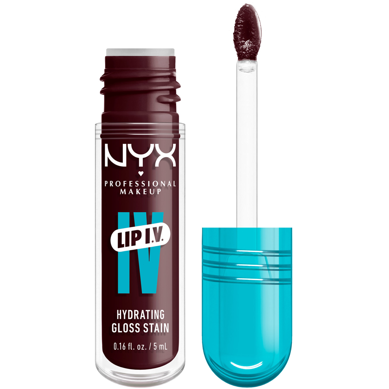 NYX Professional Makeup Lip I.V. Hydrating Gloss Stain 14 Mauve N Moist! – 5 ml