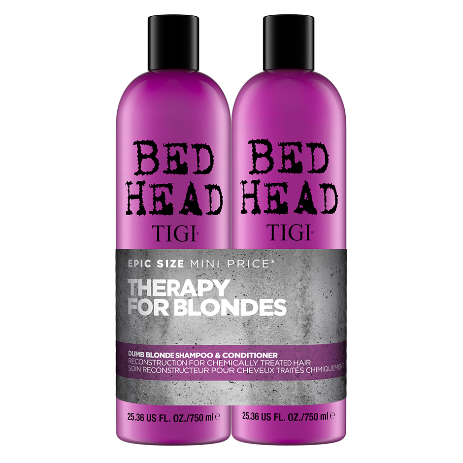 Bilde av Tigi Bed Head Dumb Blonde Tweens Shampoo 750ml, Conditioner 750ml