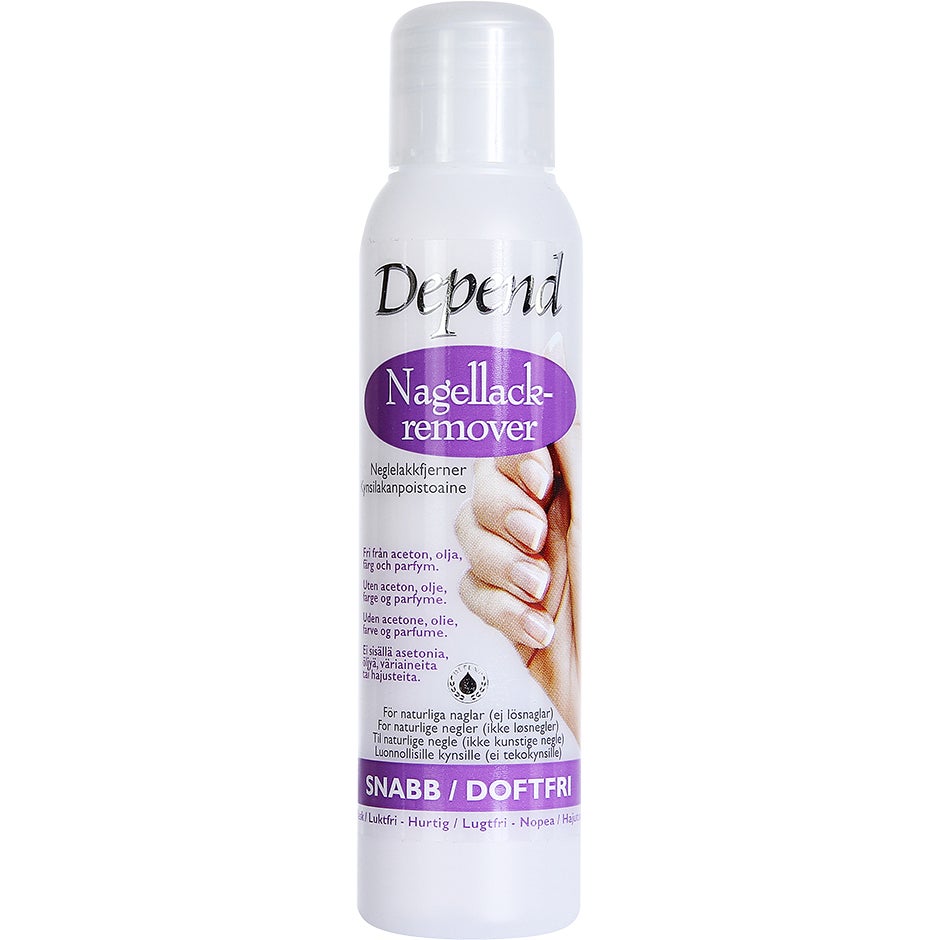 Bilde av Depend Nail Polish Remover Fast/odourless - 100 Ml