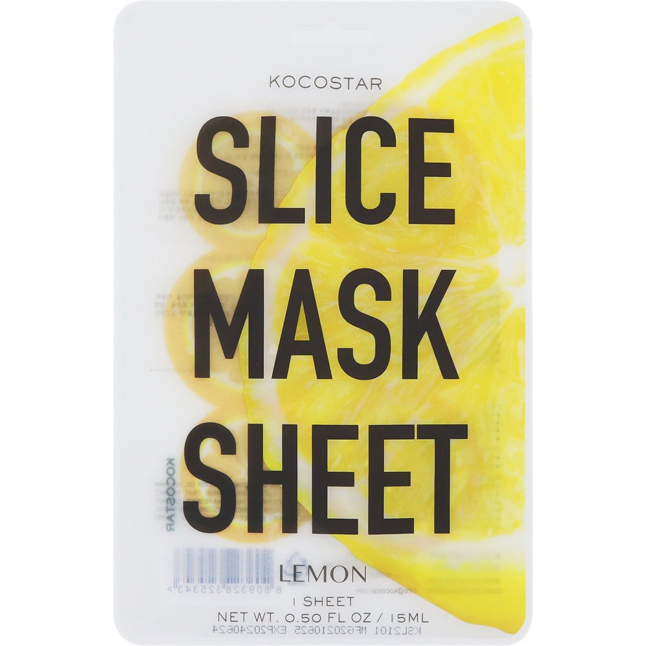 Bilde av Kocostar Slice Mask Lemon 6 Slices - 15 Ml