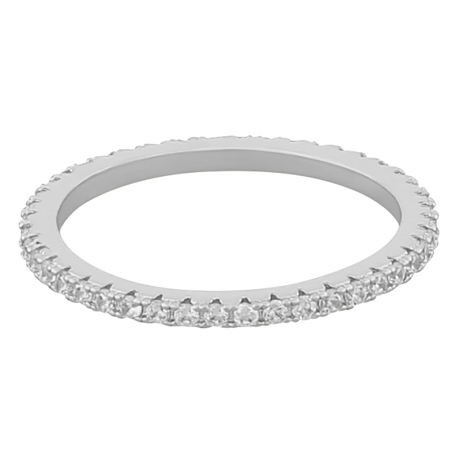 Bree ring silver/clear
