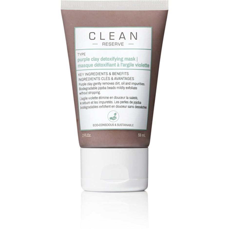 Bilde av Clean Reserve Purple Clay Detoxifying Face Mask 59 Ml