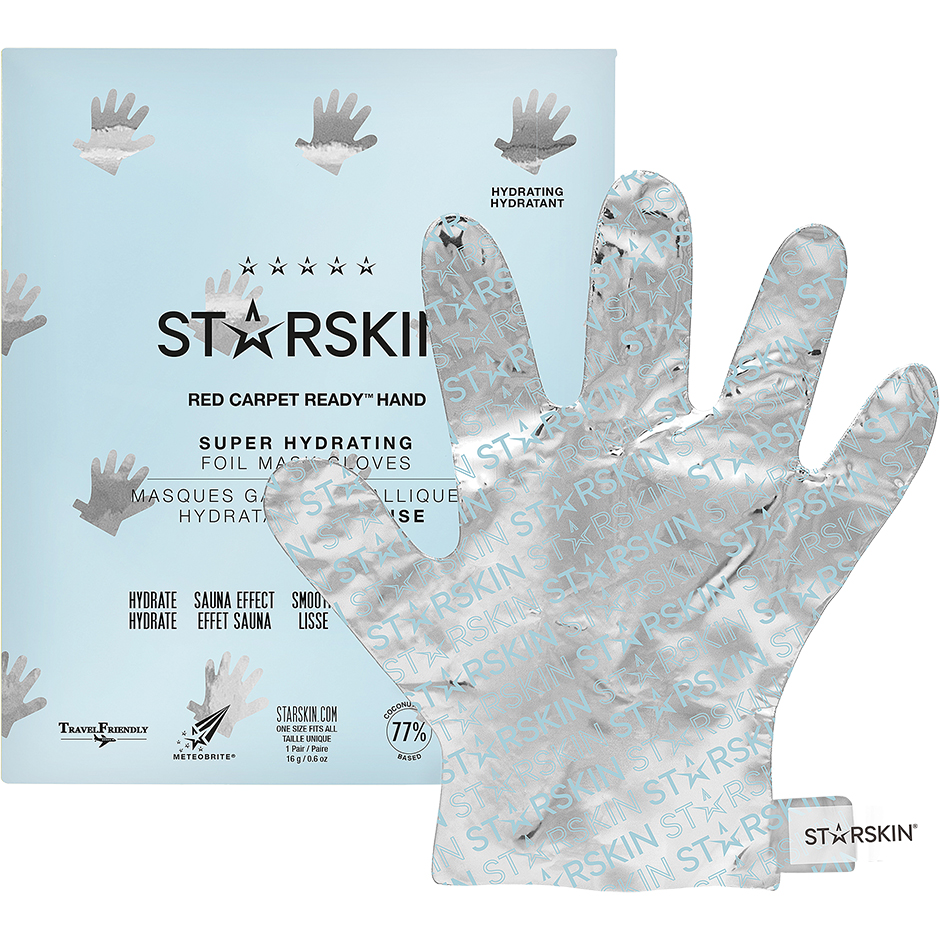 Bilde av Starskin Red Carpet Ready Hand Hand Super Hydrating Foil Mask Gloves - 16 G