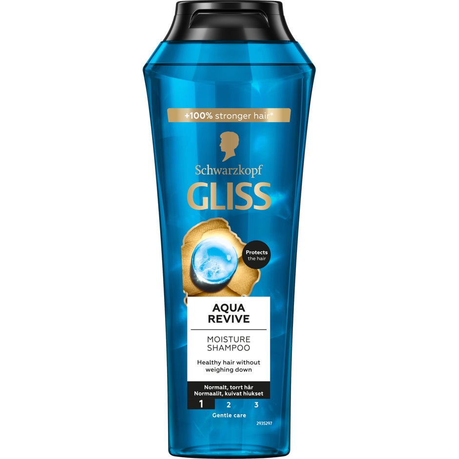 Schwarzkopf Gliss Moisture Shampoo Aqua Revive for Dry Hair to Normal Hair