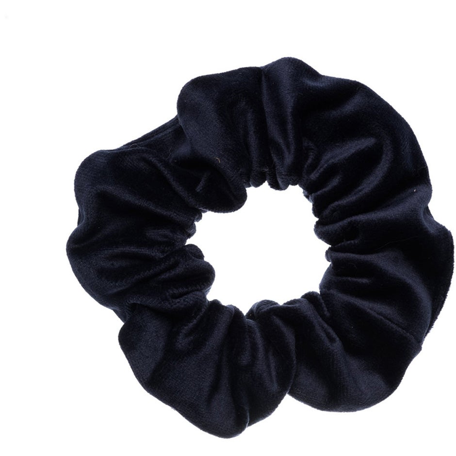 DARK Velvet Scrunchie Navy Blue