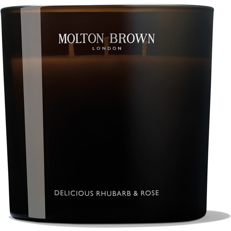 Molton Brown Delicious Rhubarb & Rose Luxury Scented Candle 600g