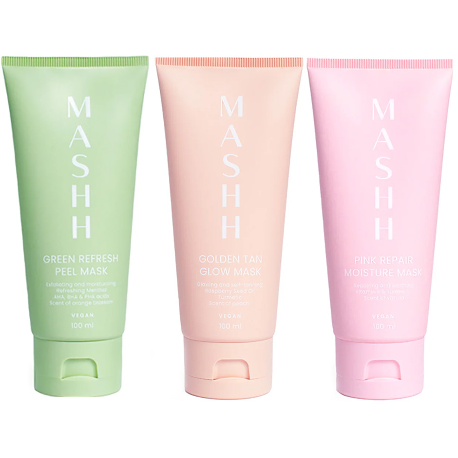 Bilde av Mashh Mask Trio Pink, Green & Golden Mask