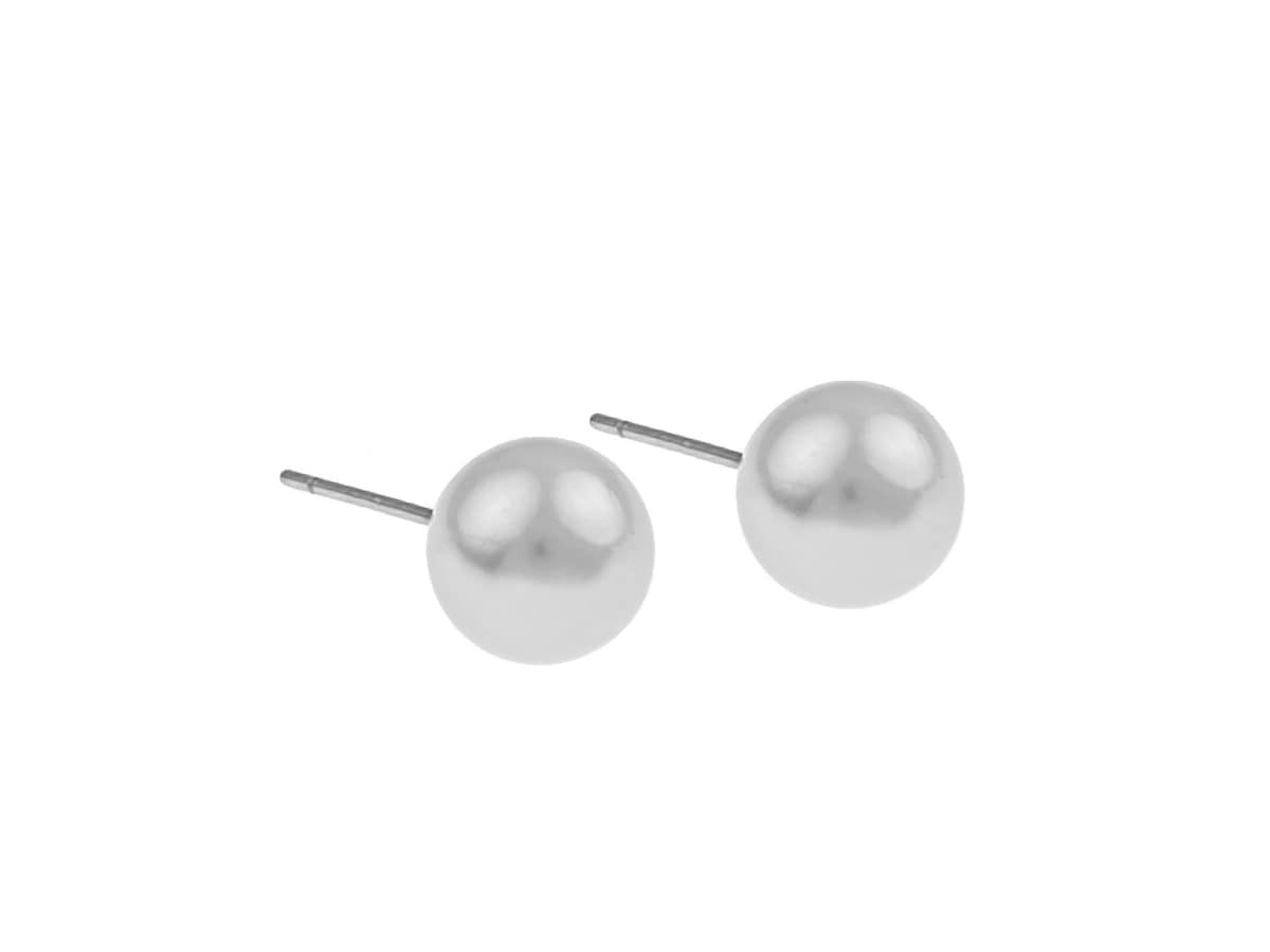 Snö Laney pearl ear white 8 mm