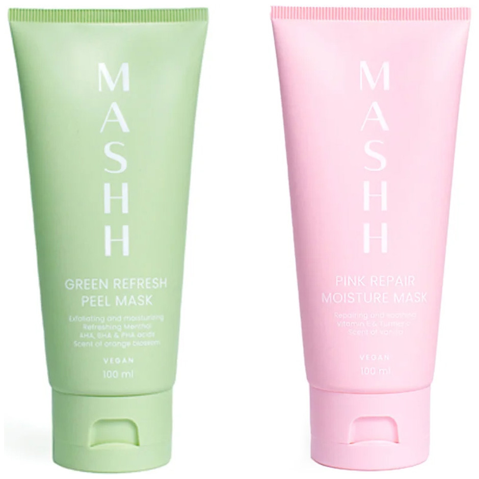 Bilde av Mashh Mask Duo Green Refresh + Pink Repair