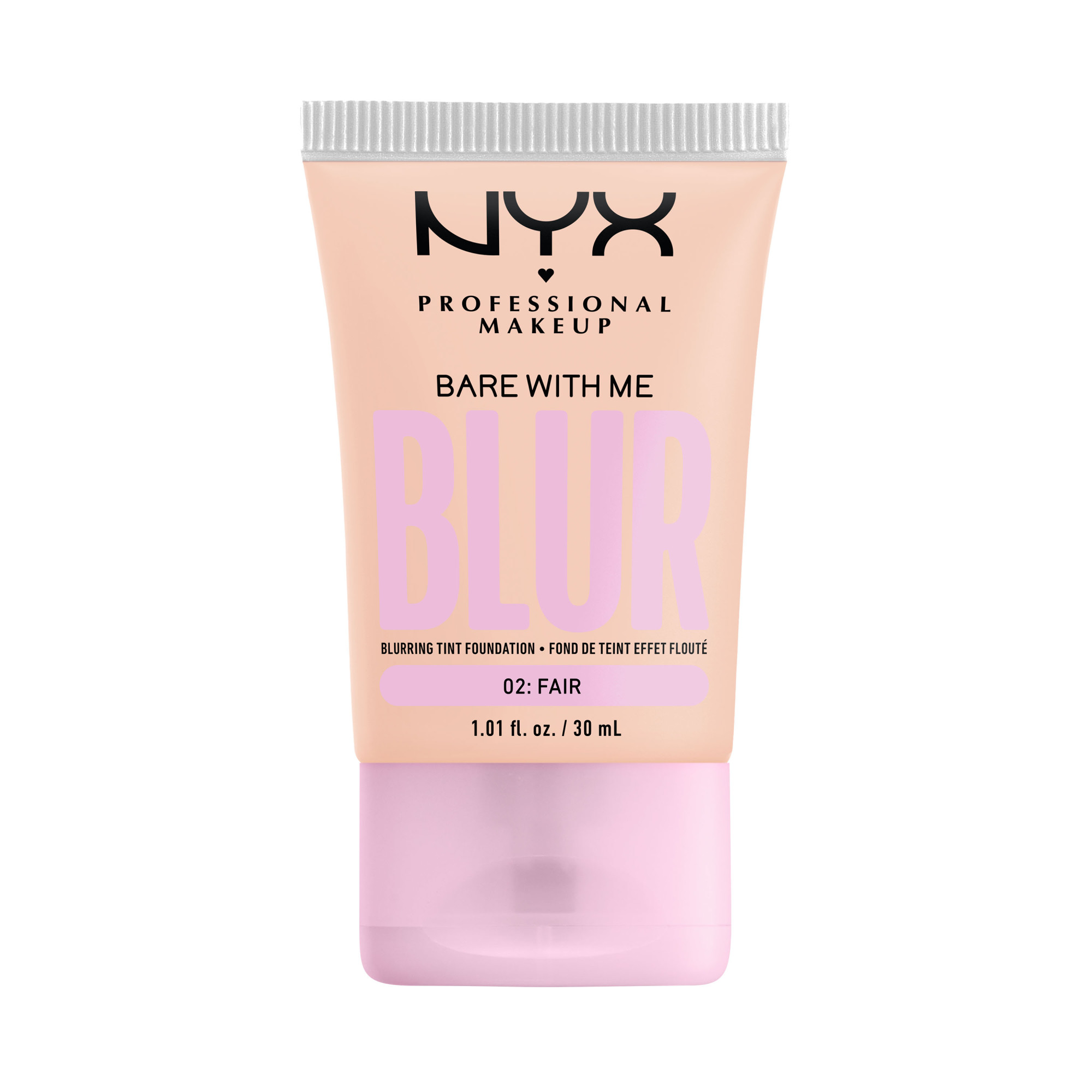 Bilde av Nyx Professional Makeup Bare With Me Blur Tint Foundation Fair 02 - 30 Ml