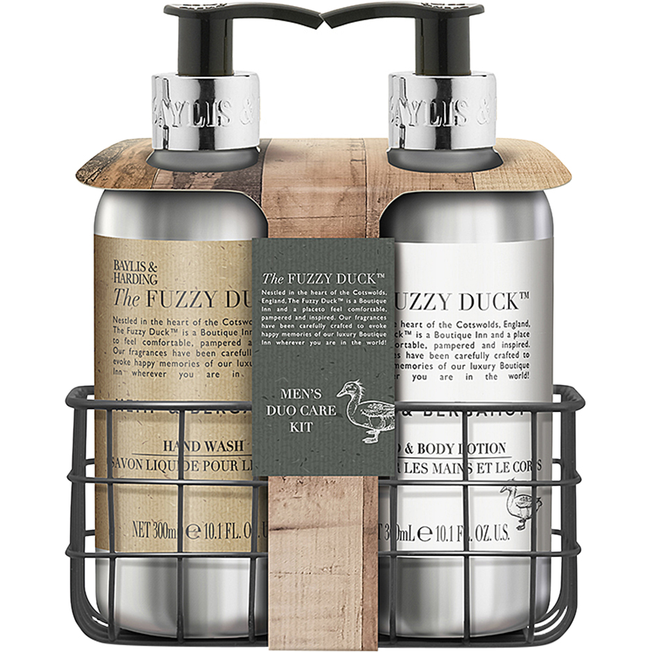 The Fuzzy Duck Men's Hemp & Bergamot 2 Bottle Set