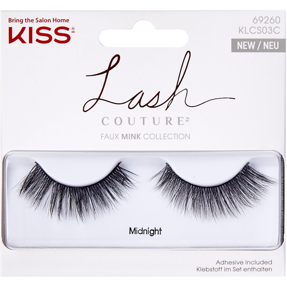 Kiss Lash Couture Faux Mink Lashes Midnight - 60 stk