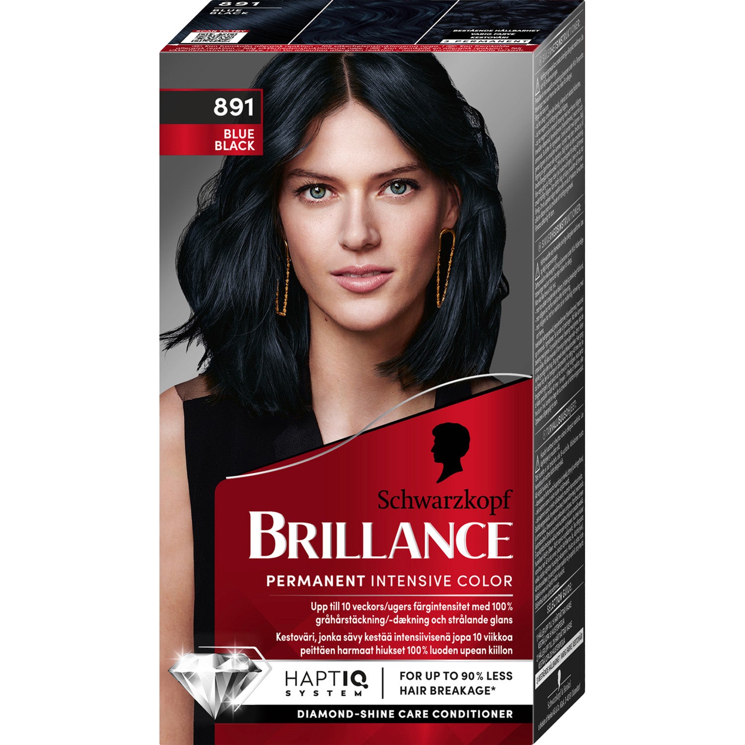 Schwarzkopf Brillance 891 Blue Black 60 ml