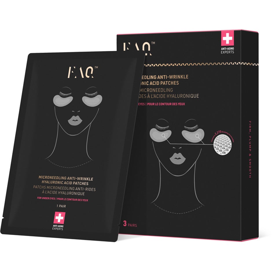 Bilde av Faq Swiss Microneedling Anti-wrinkle Hyaluronic Acid Patches For Under Eyes