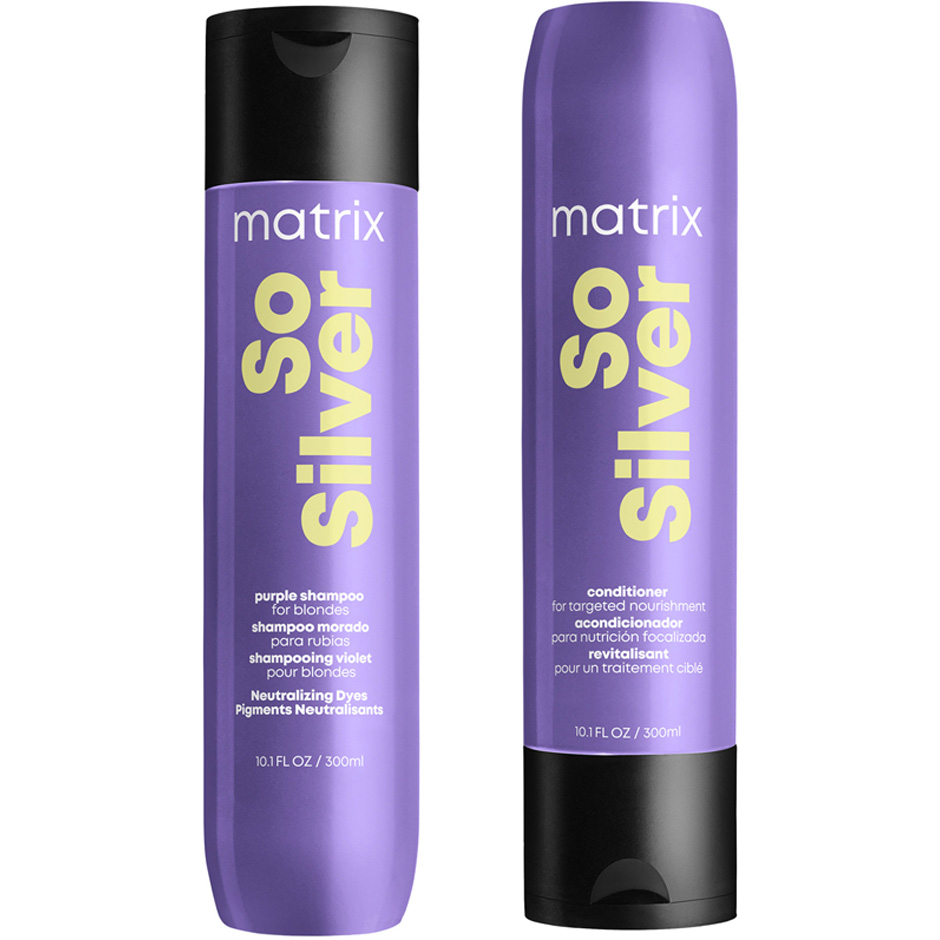 Bilde av Matrix So Silver Duo Shampoo 300ml, Conditioner 300ml