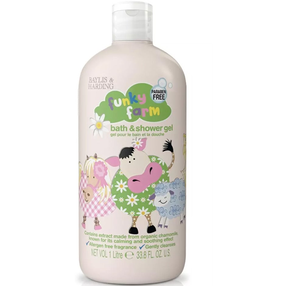 Bilde av Baylis & Harding Funky Farm Bath & Shower Gel 1000 Ml