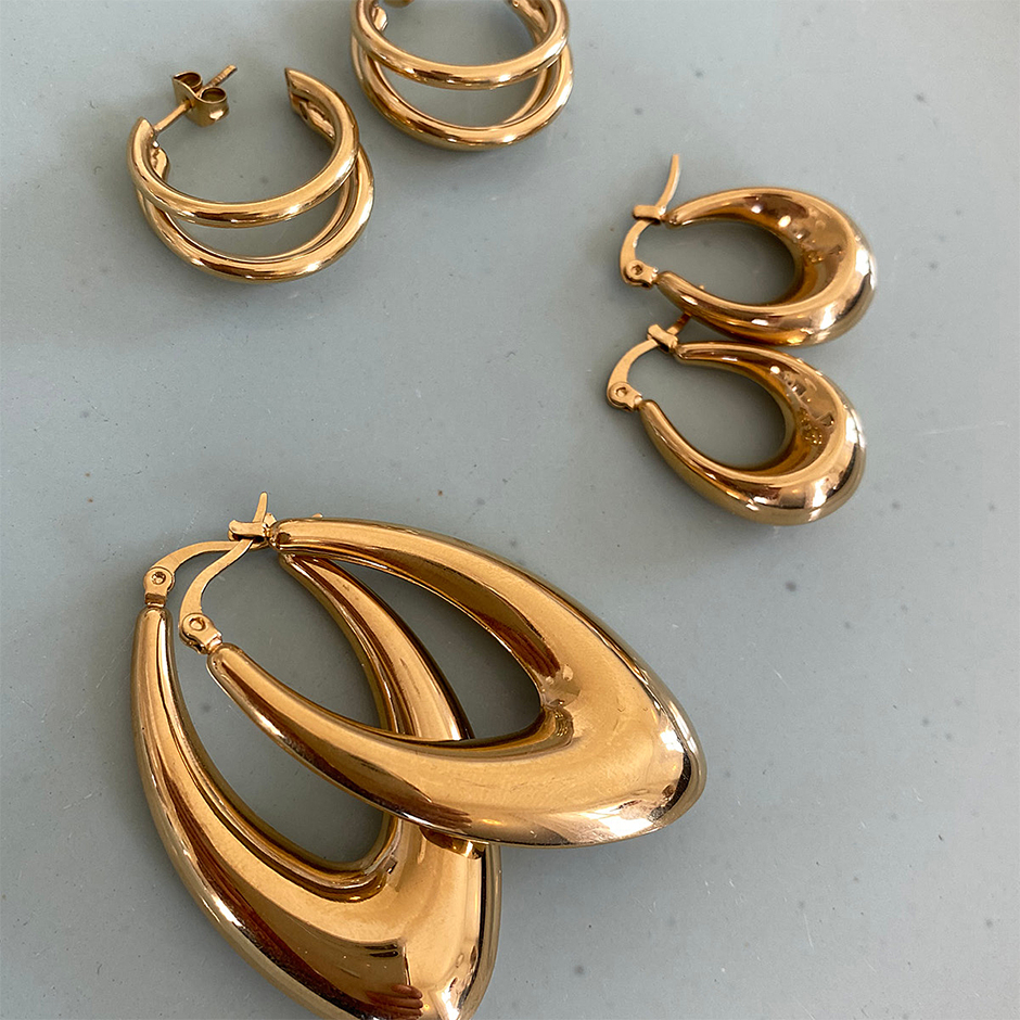Bubly Big Creol Earring