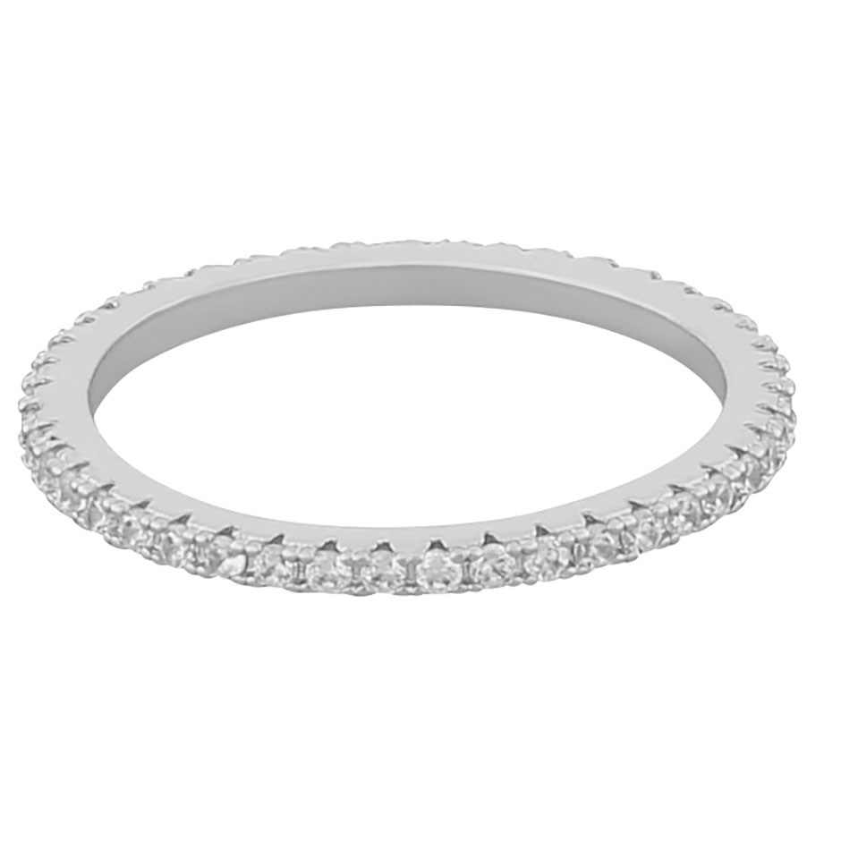 Bree ring silver/clear