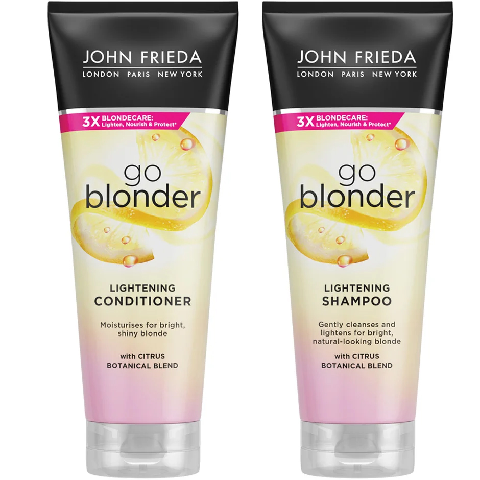 Bilde av John Frieda Go Blonder Duo Shampoo 250 Ml + Conditioner 250 Ml