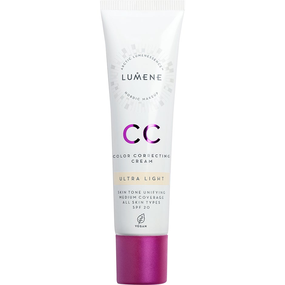 Lumene CC Color Correcting Cream SPF20, 00 Ultra Light, 30 ml