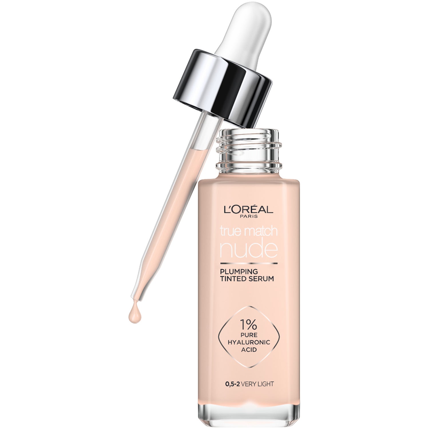 L'Oreal Paris True Match Nude Plumping Tinted Serum 0.5-2 Very Light 30 ml