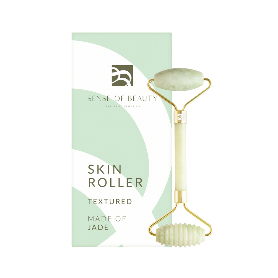 Skin Roller Jade Textured