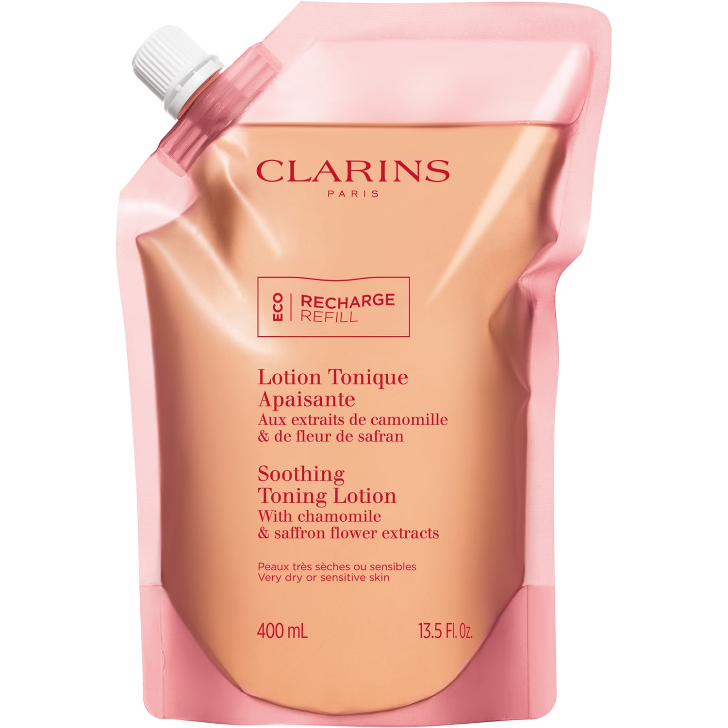Clarins Soothing Toning Lotion Very Dry Or Sensitive Skin (400 ml) Refill