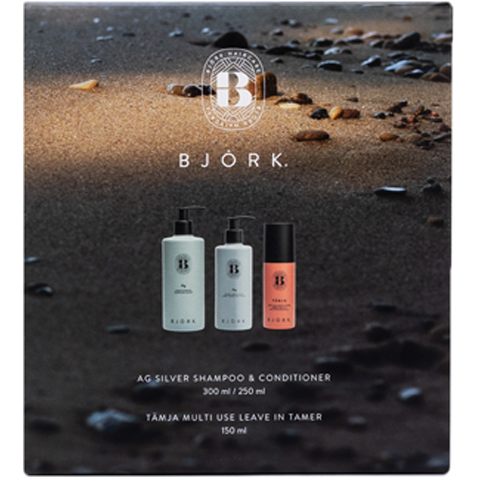 Bilde av Björk Ag Silver Shampoo, Conditioner & Tämja Multi Use 300+250+150 Ml