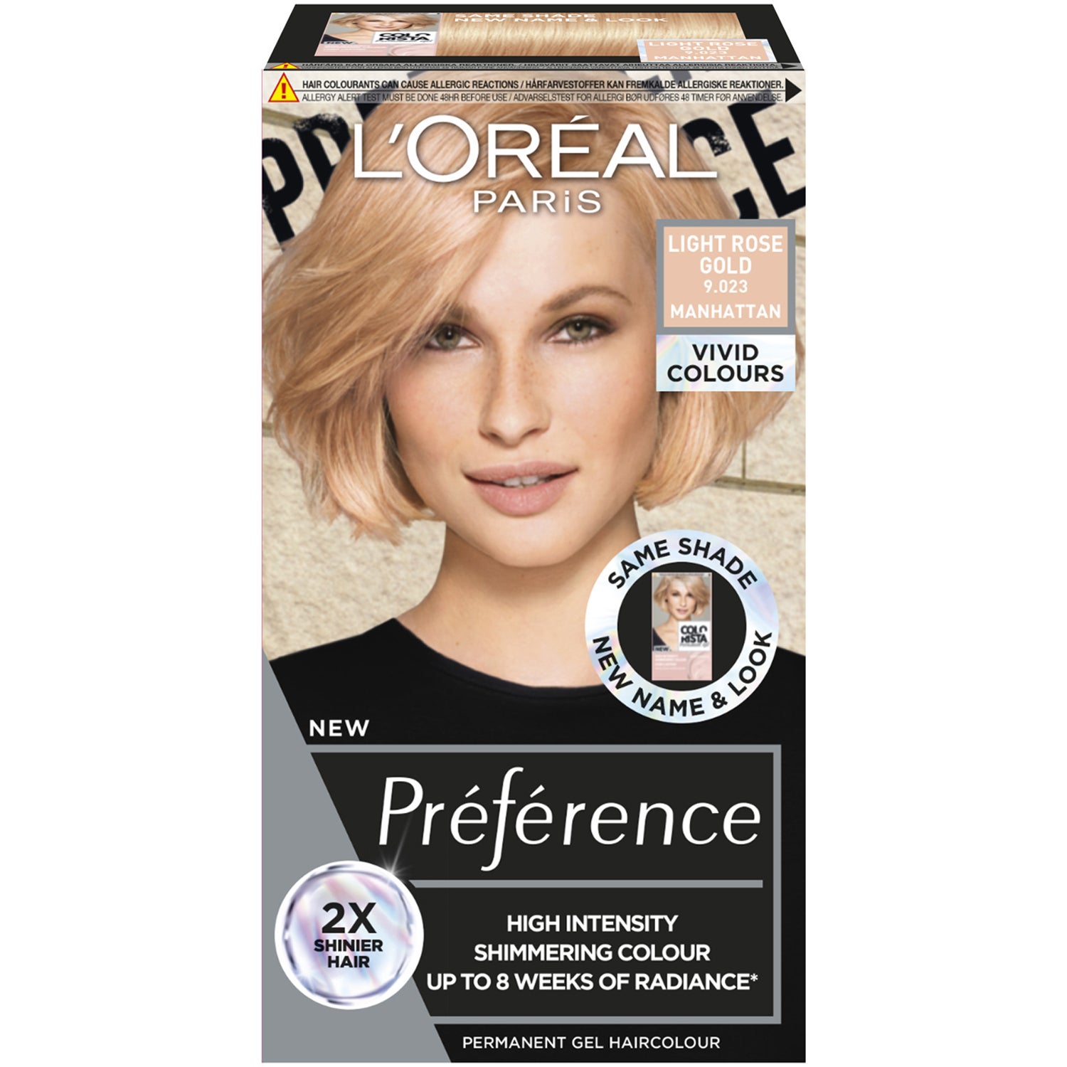 Loreal Paris Préférence Vivids  Light Rose Gold 9.023