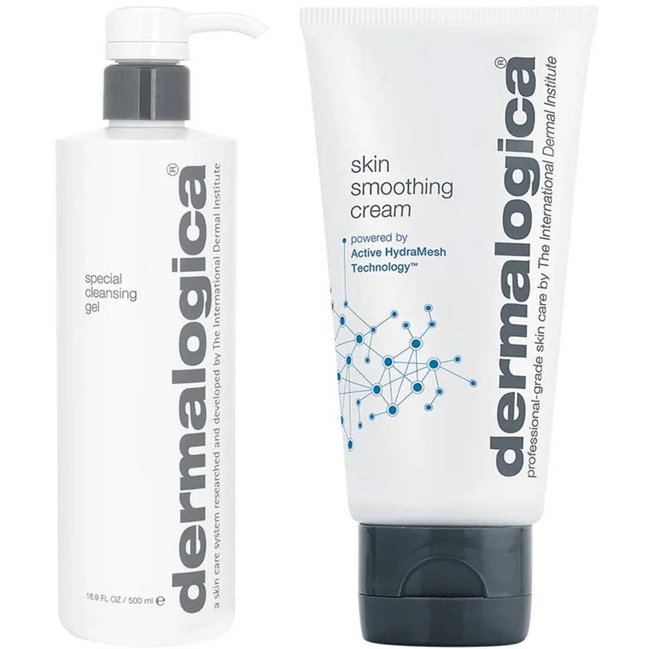 Bilde av Dermalogica Skincare Duo Special Cleansing Gel 500 Ml + Smoothing Cream 100 Ml