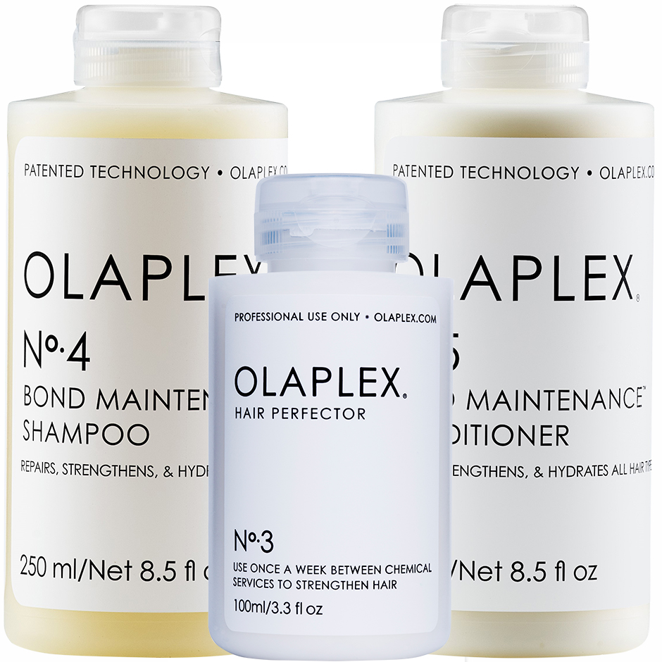 Bilde av Olaplex Olaplex Trio Treatment 100 Ml, Shampoo No4 250 Ml, Conditioner No5 250 Ml