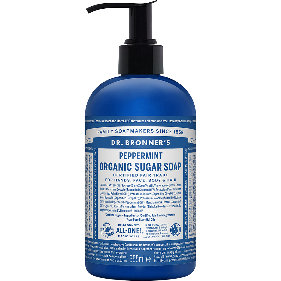 Dr. Bronner's Organic Sugar Soap Peppermint