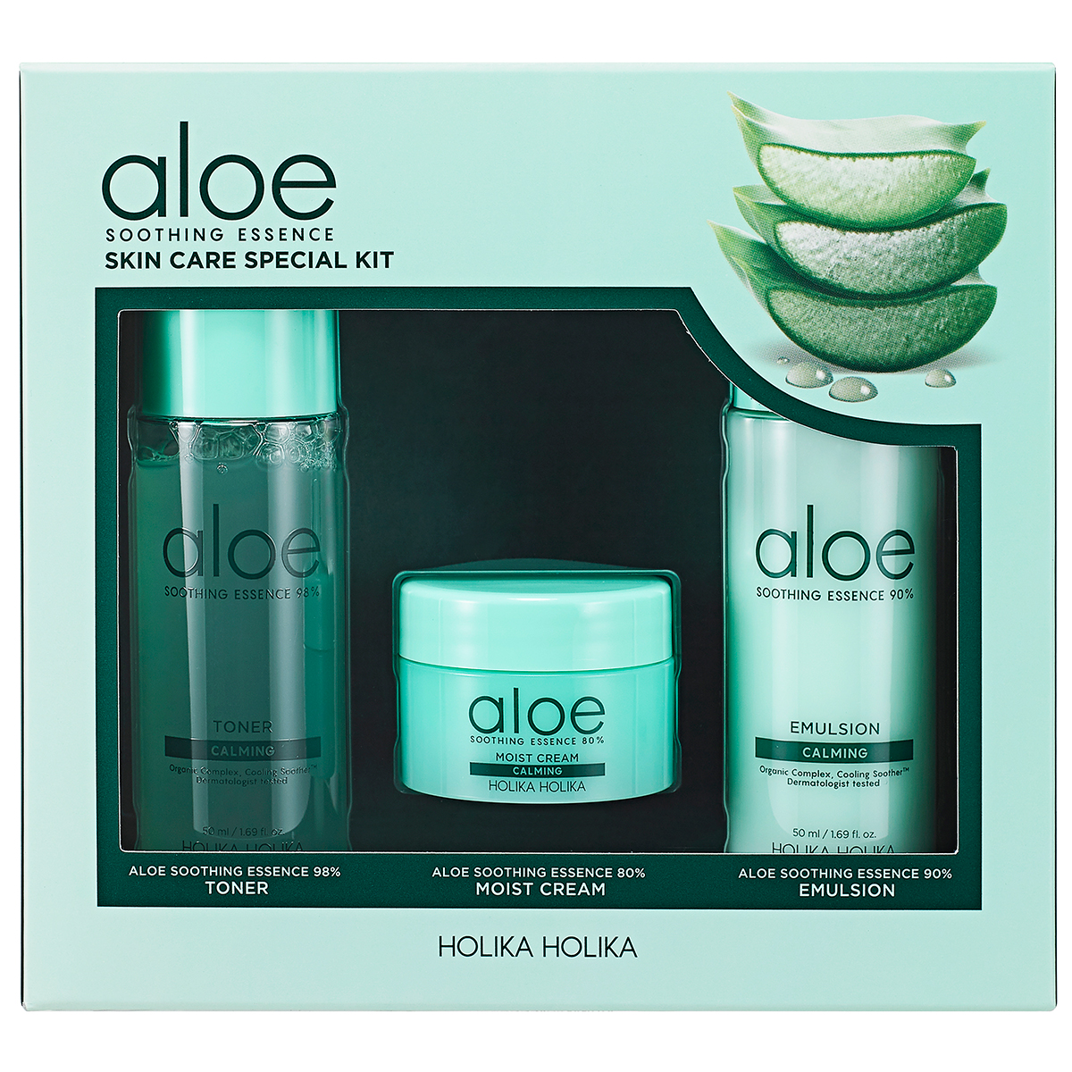 Bilde av Holika Holika Aloe Soothing Essence Skin Care Special Kit