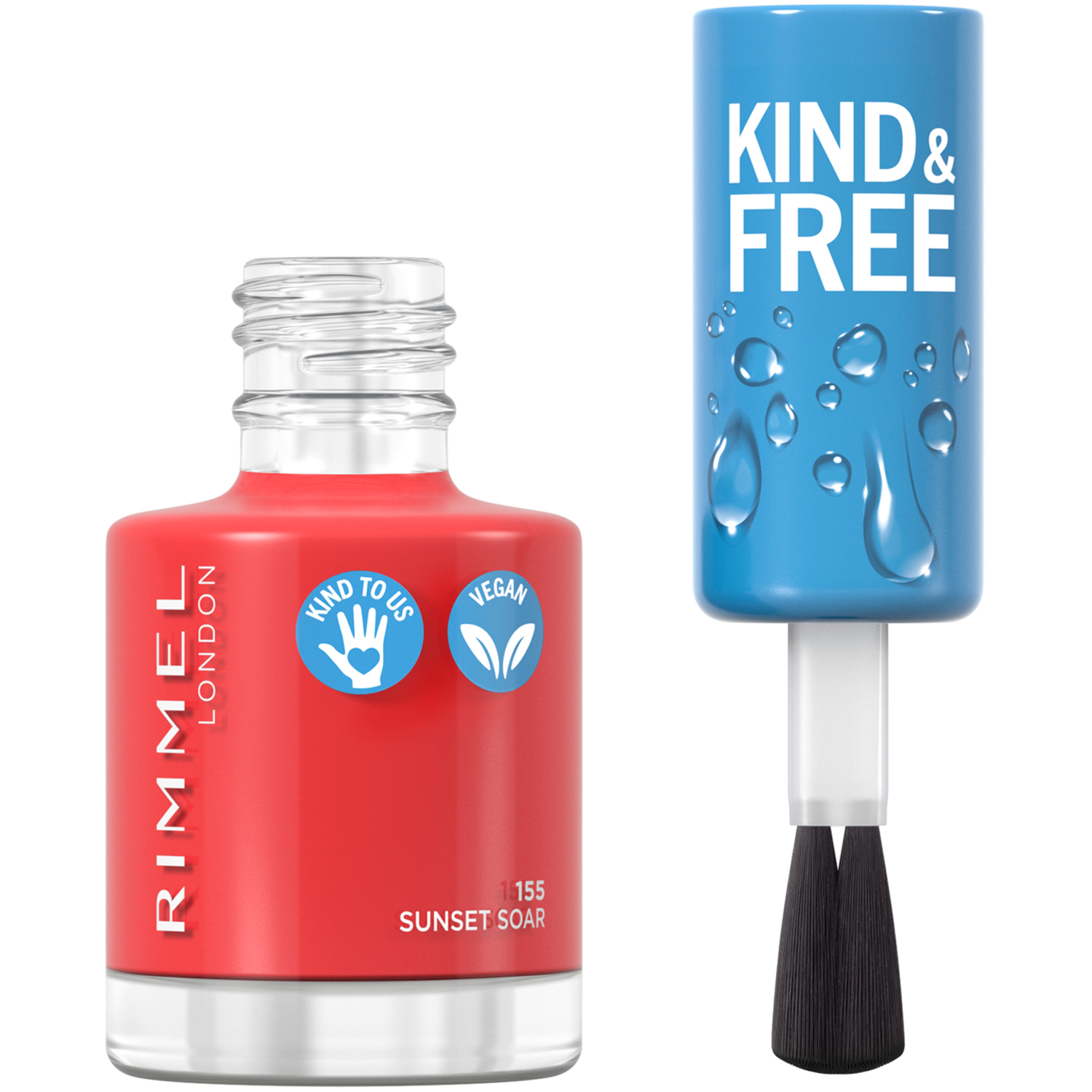 Kind & Free Nail Polish Lacquer 155 Sunset Soar 8ml