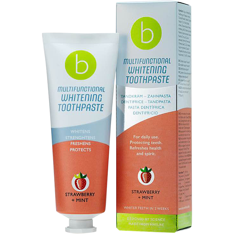 Bilde av Beconfident Multifunctional Whitening Toothpaste Strawberry Mint - 75 Ml