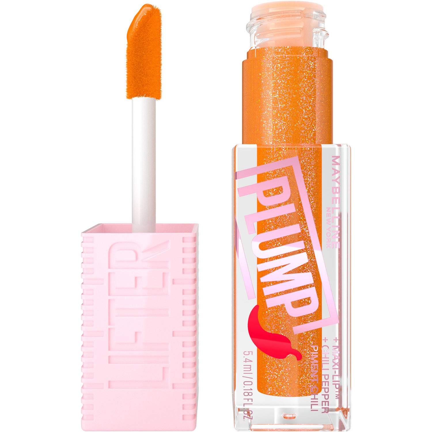 Maybelline New York Lifter Plump Lip Gloss Hot Honey 008 5,4ml