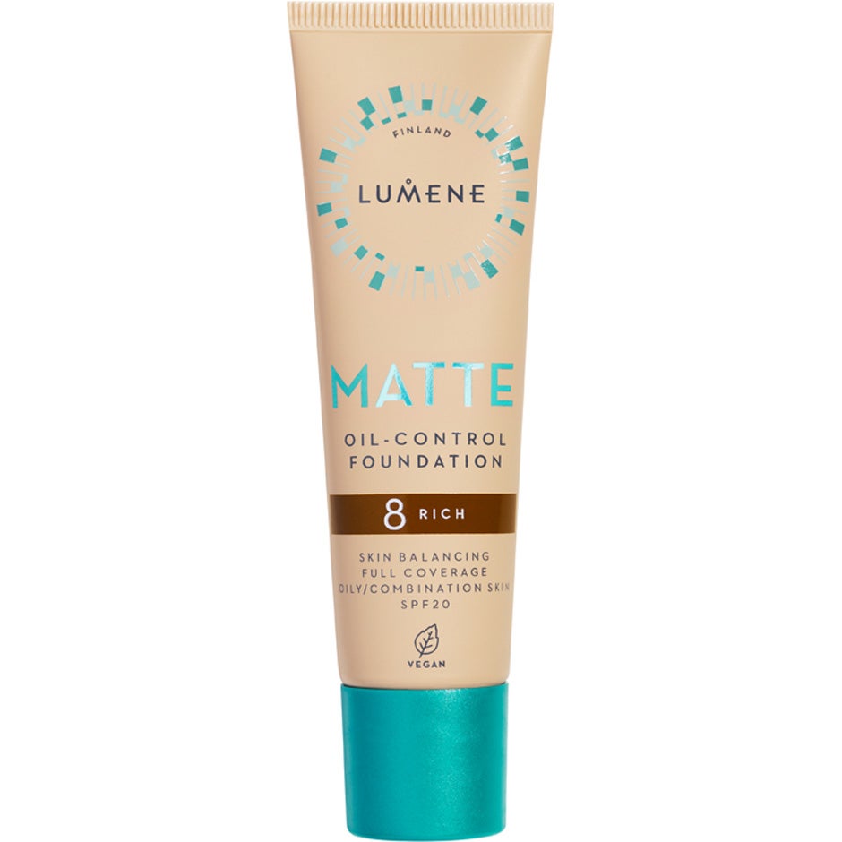 Lumene Matte Oil-Control Foundation SPF20 8 Rich