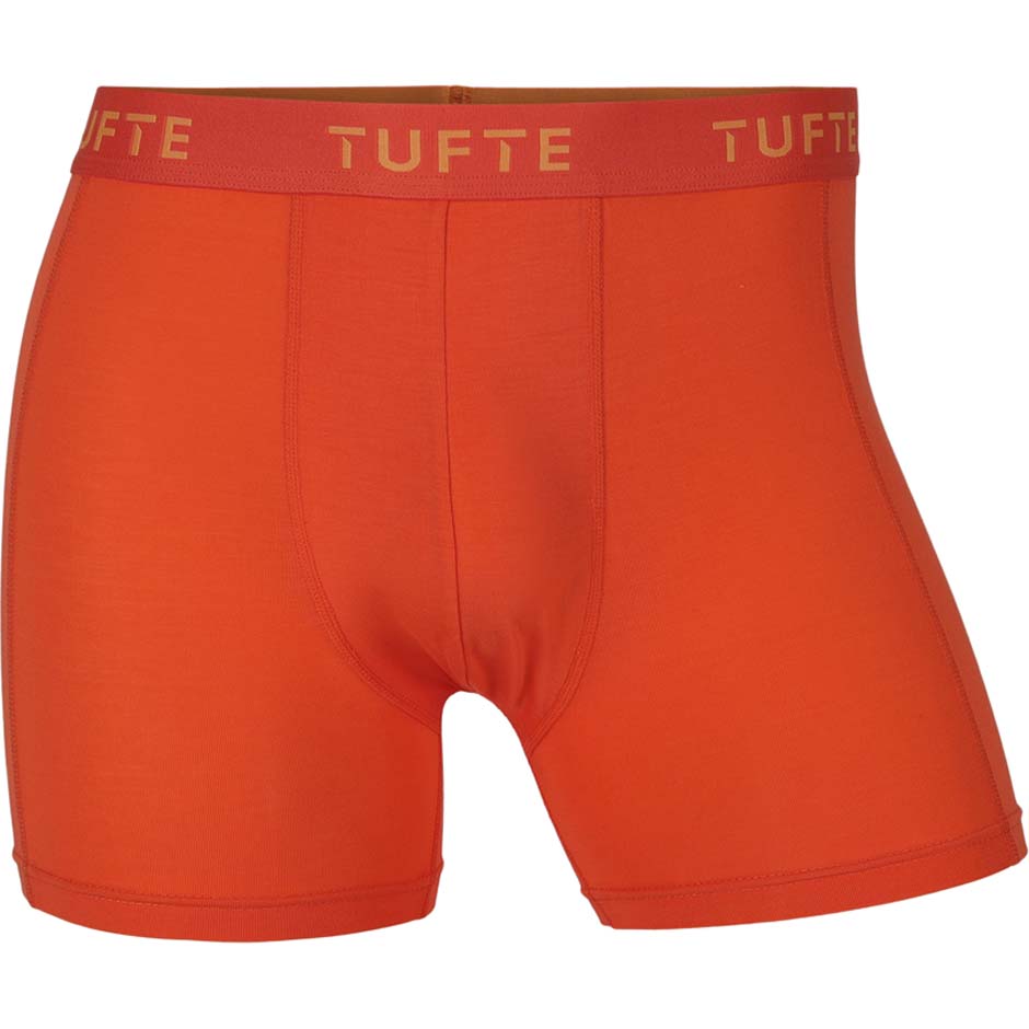 Bilde av Tufte Men Boxer Briefs Blazing Orange Str S, Undertøy Laget Av Bambusfiber