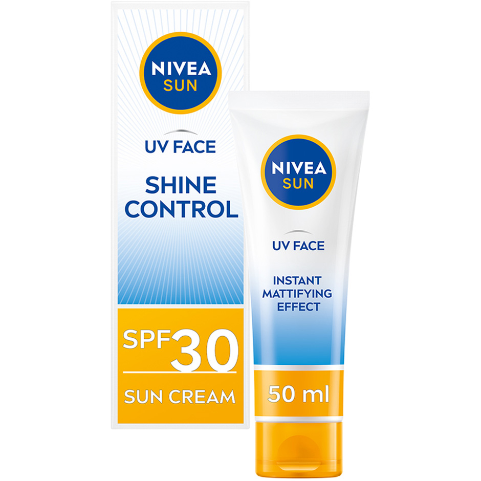 Bilde av Nivea Sun Face Shine Control Cream Spf30 50 Ml