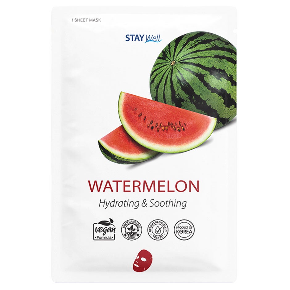 Stay Well Vegan Sheet Mask Watermelon 1pcs - g 20