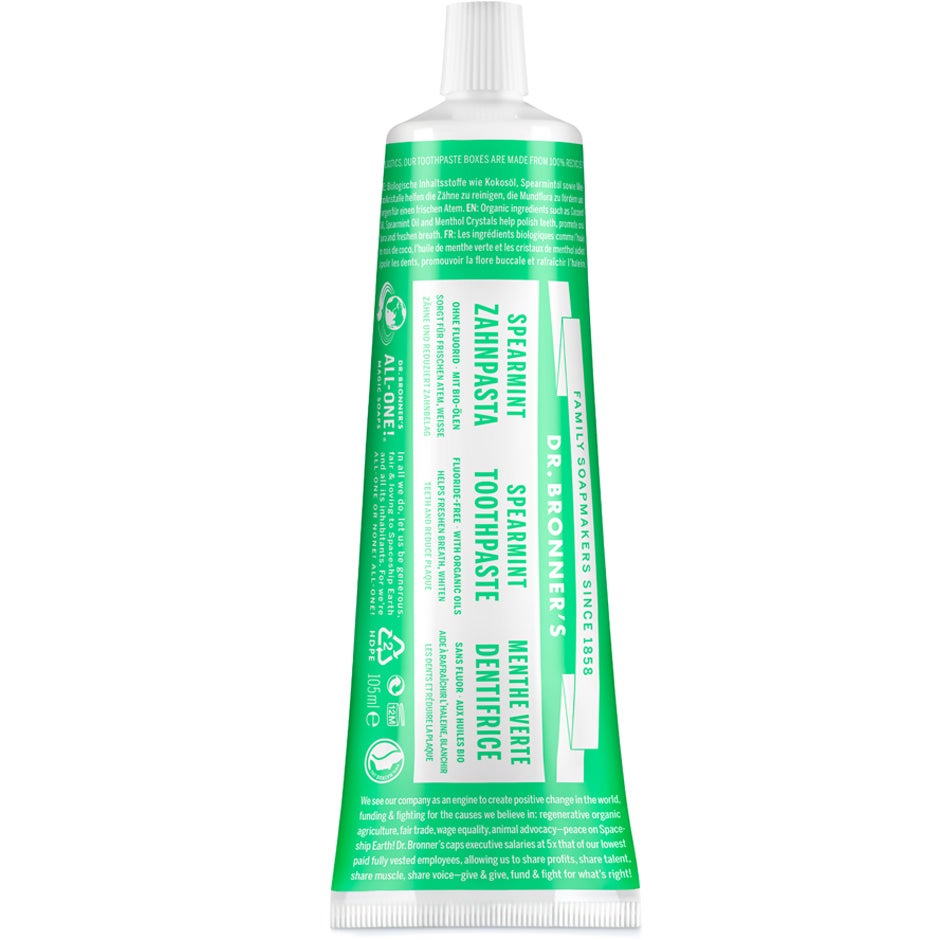 Bilde av Dr. Bronner's Toothpaste Spearmint 140 G