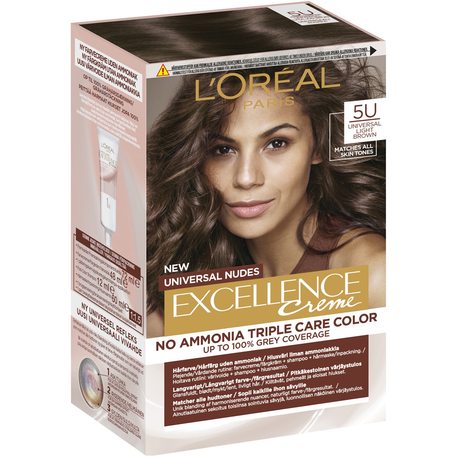 L'Oréal Paris Excellence Universal Nudes Permanent Color 5U Unive