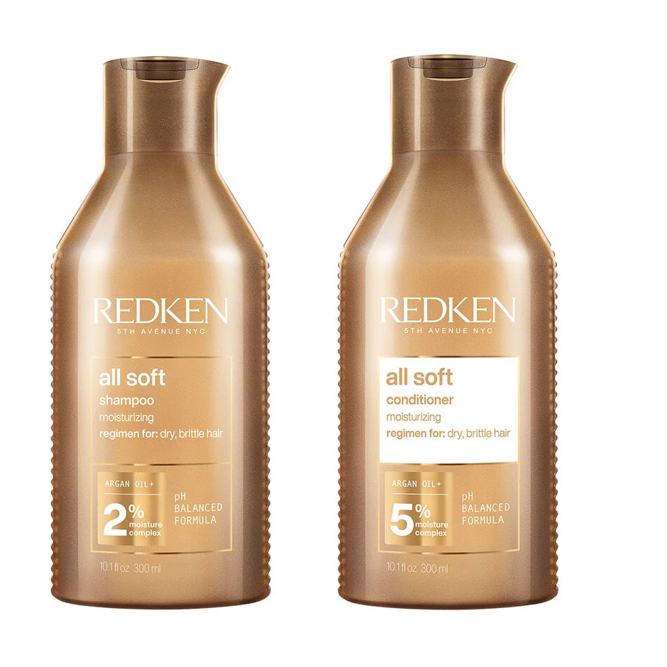 Bilde av Redken All Soft Duo Set Shampoo 300 Ml & Conditioner 300 Ml