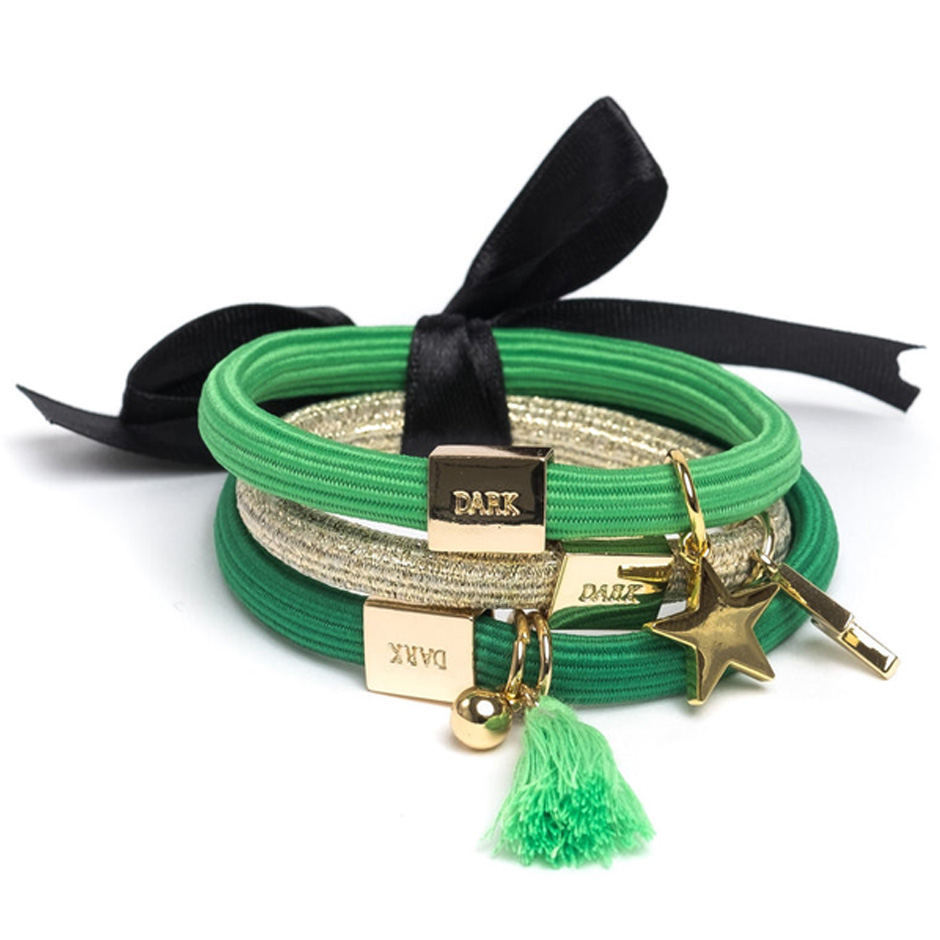 Hair Ties 3 Pk Charm Combo